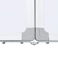 Whiteboard magnetisch inklapbaar 120x60x1,7 cm aluminium - thumbnail