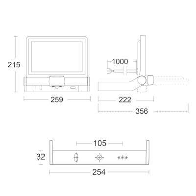 Steinel FloodlightXLed ONE XL Sensor wit - 65270 - thumbnail