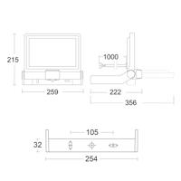 Steinel LED STRAHLER XLED ONE XL S ANT 065263 LED-buitenschijnwerper met bewegingsmelder Energielabel: E (A - G) 42.6 W Lichtkleur (naam): Warmwit - thumbnail