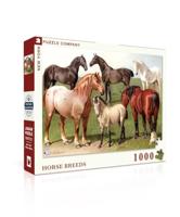 New York Puzzle Company Paardenrassen - 1000 stukjes - thumbnail