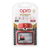 Opro 790006 Gold Ultra Fit Mouthguard Braces - Red-White - SR - thumbnail