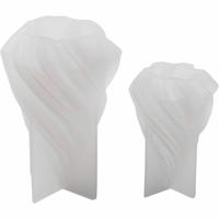 Creativ Company Siliconen vorm, kerstbomen, h: 8+11 cm, d 5+7 cm, 2 stuk/ 1 doos - thumbnail