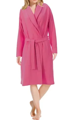 - Dames Badjas met bamboe - Roze ochtendjas - Saunajas