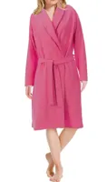 - Dames Badjas met bamboe - Roze ochtendjas - Saunajas - thumbnail