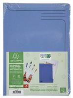 Insteekmap exacompta lmodel cleansafe blauw - thumbnail