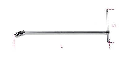 Beta 3/8” T-sleutel met cardangewricht 910/40 - 009100850