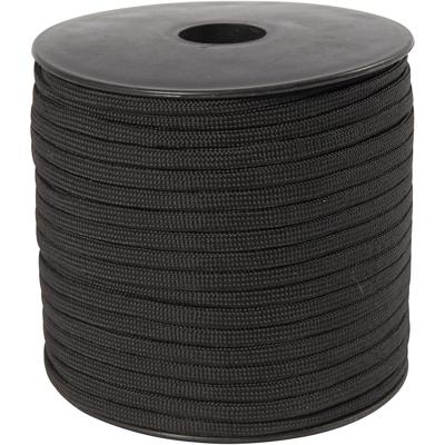 Creativ Company Macramé koord, b: 5 mm, zwart, 50 m/ 1 rol