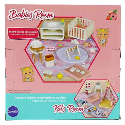 Famosa Mymy city speelhuis, meubelset voor mymy speelkamer met box bed en comode - thumbnail