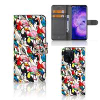 OPPO Find X5 | Telefoonhoesje | Met pasjeshouder | Birds - thumbnail