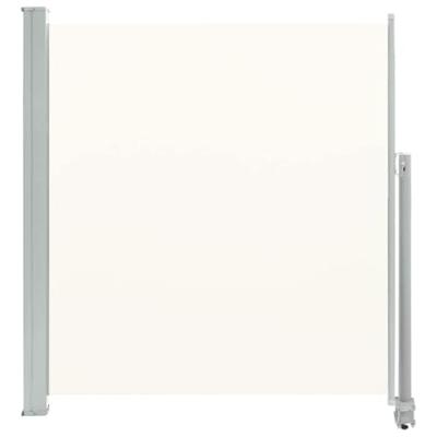 VidaXL Tuinscherm uittrekbaar 140x300 cm crèmekleurig VidaXL Tuinscherm uittrekbaar 140x300 cm crèmekleurig
