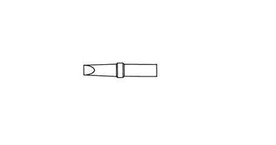 Weller 4ETHL-1 Soldeerpunt Beitelvorm Grootte soldeerpunt 0.8 mm Lengte soldeerpunt: 43.5 mm Inhoud: 1 stuk(s)