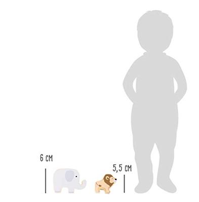 Safari dieren - Stapel- en evenwichtsspel