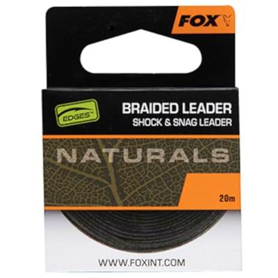 Fox Naturals Braided Leader 20m 40 lb 18.1kg