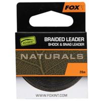 Fox Naturals Braided Leader 20m 40 lb 18.1kg - thumbnail