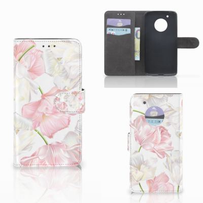 Motorola Moto G5 Plus Hoesje Lovely Flowers Motorola Moto G5 Plus Hoesje Lovely Flowers