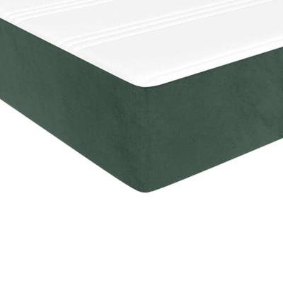 Pocketveringmatras 100x220x20 cm fluweel donkergroen Pocketveringmatras 100x220x20 cm fluweel donkergroen
