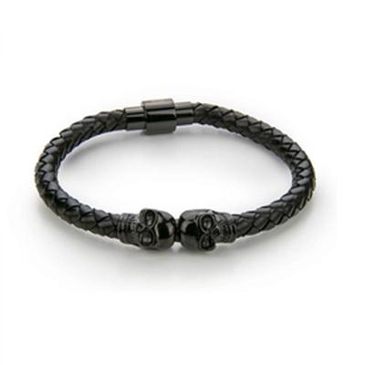 Monomen Men's Genuine Nappa Leather Bracelet MM10827BB Monomen Men's Genuine Nappa Leather Bracelet MM10827BB