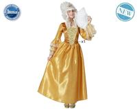 Kostuums voor Volwassenen Gouden Hofdame Vrouw Maat XXL - thumbnail