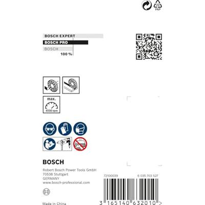 Bosch Accessoires Schijfborstel 70 mm, 0,3 mm, 10 mm, 4500 U/ min 1st - 2608622121