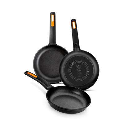 Pan BRA EFFICIENT PLUS Ø 30 cm Zwart Aluminium