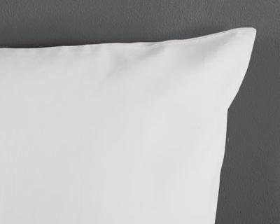 Good Morning Dekbedovertrek "uni dessin" - Wit - (240x200/220 cm) - Katoen