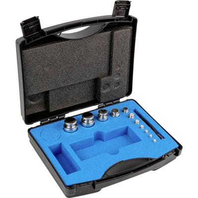 Kern 304044 Gewichtenset 304-044, OIML-klasse E1, nominale waarde 1 g - 200 g, knop, roestvrij staal gepolijst, in kunststof koffer