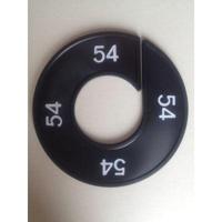 Maatring 9cm zwart/wit 54 - thumbnail