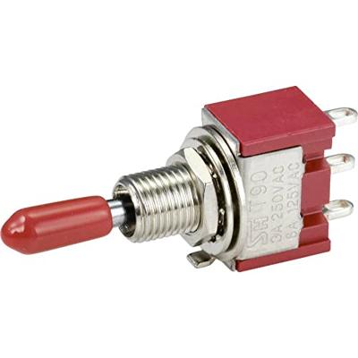 TRU COMPONENTS TC-9353992 Wipschakelaar 250 V/AC 3 A 1x (aan)/uit/(aan) Moment/0/moment 1 stuk(s)