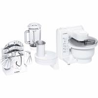 Bosch MUM4830 keukenmachine 1 l Roestvrijstaal, Transparant, Wit 600 W - thumbnail