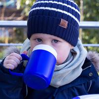 Ornamin Warmhoudbeker rood inhoud 280ml - thumbnail