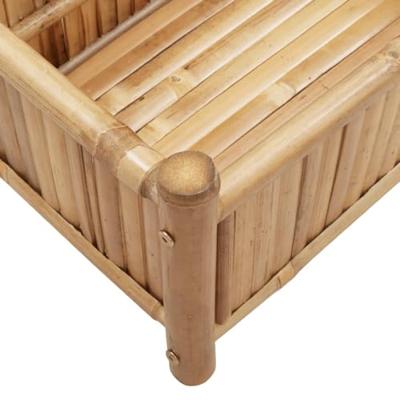 VidaXL Plantenbak 100x30x25 cm bamboe
