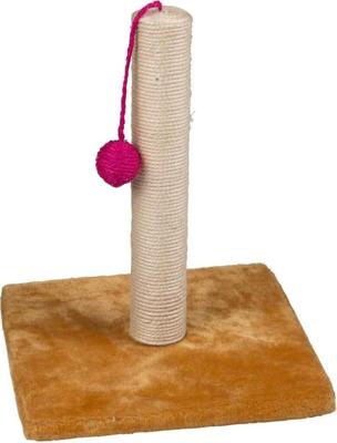Maxxpro Pet toys krabpaal met balletje hout 30 x 35 cm