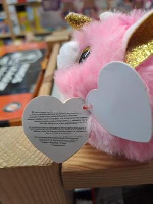 TY Puffies Eenhoorn Knuffel Fantasia 8 cm