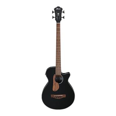 Ibanez AEGB24E Black High Gloss elektrisch-akoestische basgitaar