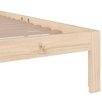 Bedframe massief hout 75x190 cm - thumbnail