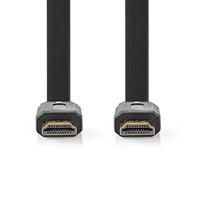 Platte High Speed HDMI-kabel met Ethernet | HDMI-connector - HDMI-connector | 3,0 m | Zwart - thumbnail
