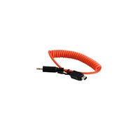 Miops camera verbindingskabel olympus o1 oranje - thumbnail
