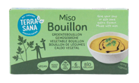 TerraSana Groente bouillon miso blokjes gistvrij bio 64 Gram - thumbnail