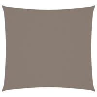VidaXL Zonnescherm vierkant 3,6x3,6 m oxford stof taupe - thumbnail