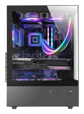 ATX Semi-toren doos Mars Gaming MCXO Zwart