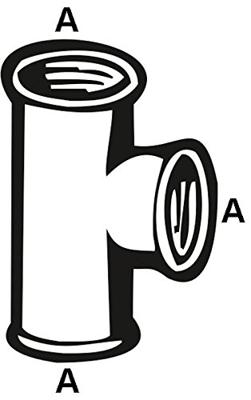 Cornat Galva T-Stuk Vvv 1/2 (130) - VFB13012