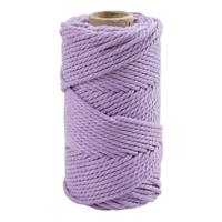 Creativ Company Macrame koord paars, 55m - thumbnail