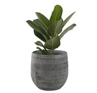 Esra mystic grijs bloempot binnen 18x16 cm - thumbnail