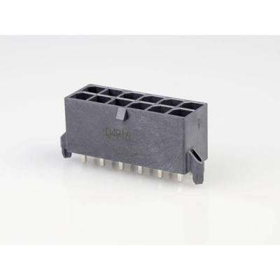 Molex 768290012 Male header, inbouw (standaard) Totaal aantal polen: 12 Rastermaat: 5.70 mm Inhoud: 1 stuk(s) Tray