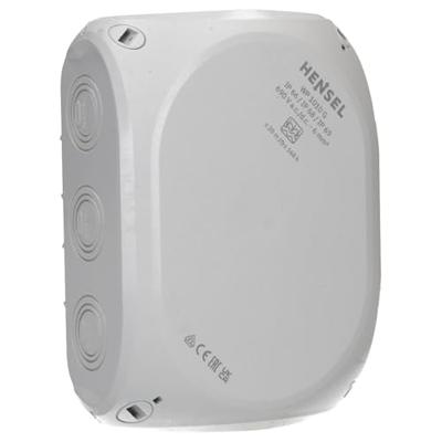 Hensel 62000109 Verdeeldoos Halogeenvrij, Verzegelbaar, Weerbestendig (l x b) 180 mm x 130 mm 1 stuk(s) Hensel 62000109 Verdeeldoos Halogeenvrij, Verzegelbaar, Weerbestendig (l x b) 180 mm x 130 mm 1 stuk(s)