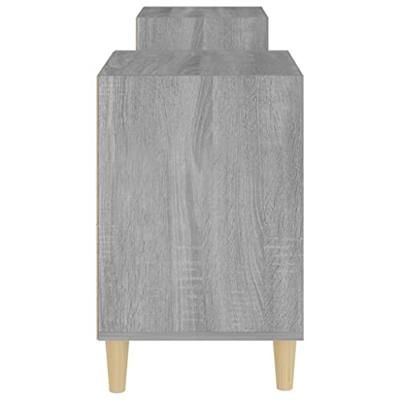 Tv-meubel 160x35x55 cm bewerkt hout grijs sonoma eikenkleurig