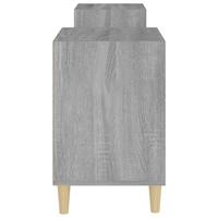 Tv-meubel 160x35x55 cm bewerkt hout grijs sonoma eikenkleurig - thumbnail