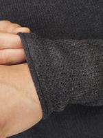 Jack - Jones Jjecooper Knit Crew Neck Noos Trui Dark Grey Melange - thumbnail