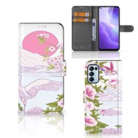 OPPO Find X3 Lite Telefoonhoesje met Pasjes Bird Standing - thumbnail