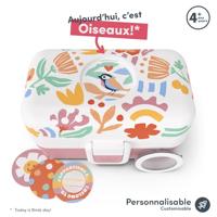 Kinderlunchbox - MONBENTO - 3 vakken - BPA-vrij - MB Tresor Papercut - thumbnail